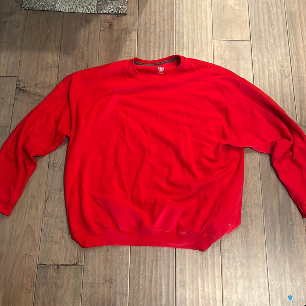 Red Crewneck Sweatshirt